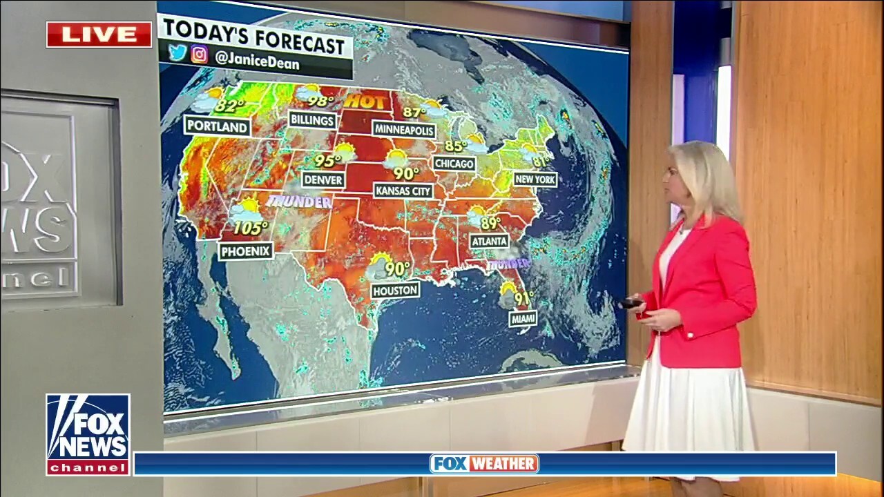 National weather forecast for July 22