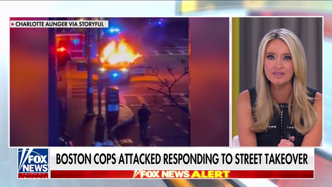 Boston officers attacked during fiery street takeover: ‘Out of control’
