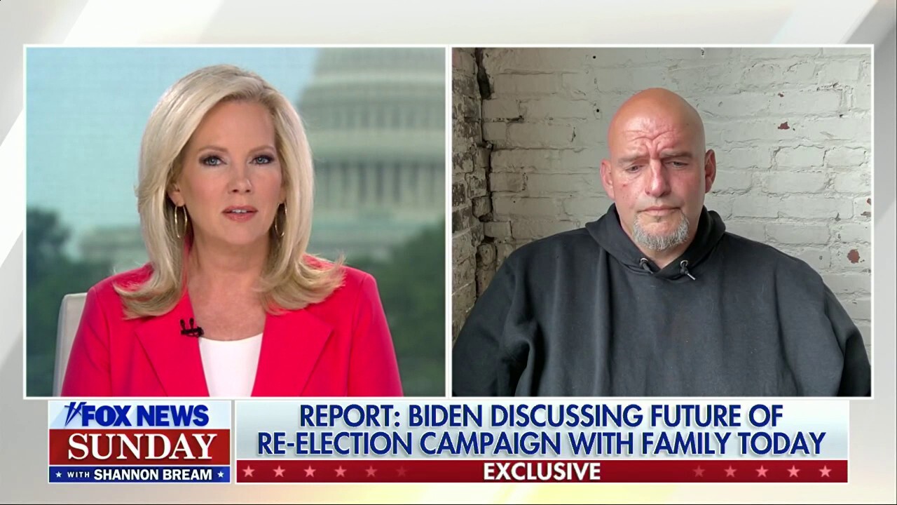 Pennsylvania Sen. John Fetterman joins 'Fox News Sunday' to explain his support for Biden despite calls for the president to step down and shares takeaways from his recent trip to Israel, where he met with Prime Minister Netanyahu.