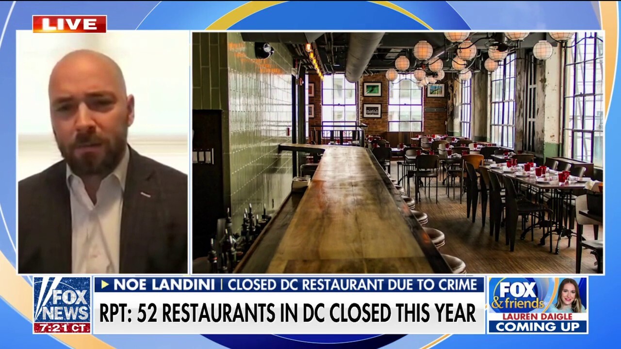 Crime in DC is 'staggering': Restauranteur Noe Landini