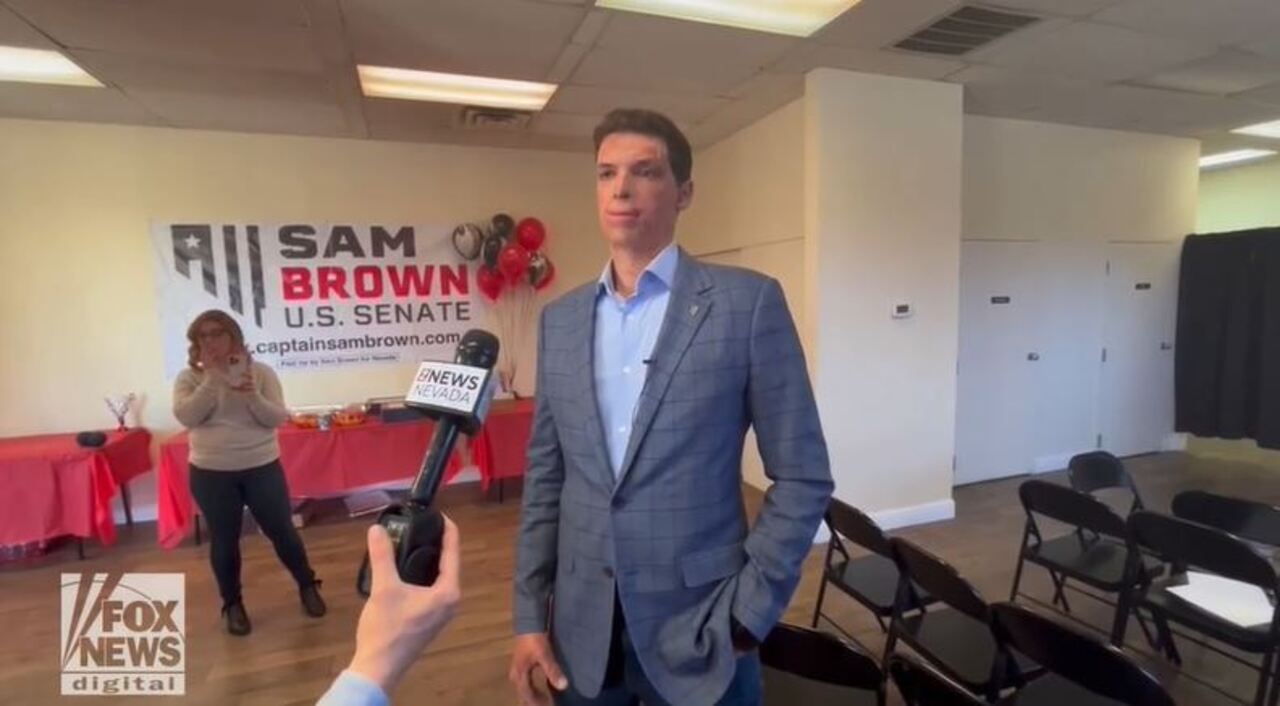 War Veteran and Nevada GOP Senate candidate Sam Brown talks Trump trial, primary challenge