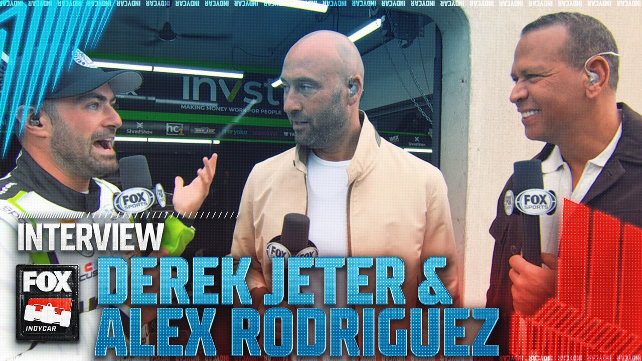 Derek Jeter & Alex Rodriguez's thoughts on Indianapolis Motor Speedway environment | INDYCAR on FOX