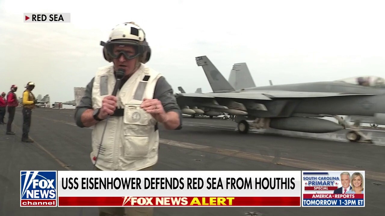 USS Eisenhower defends Red Sea from Houthis