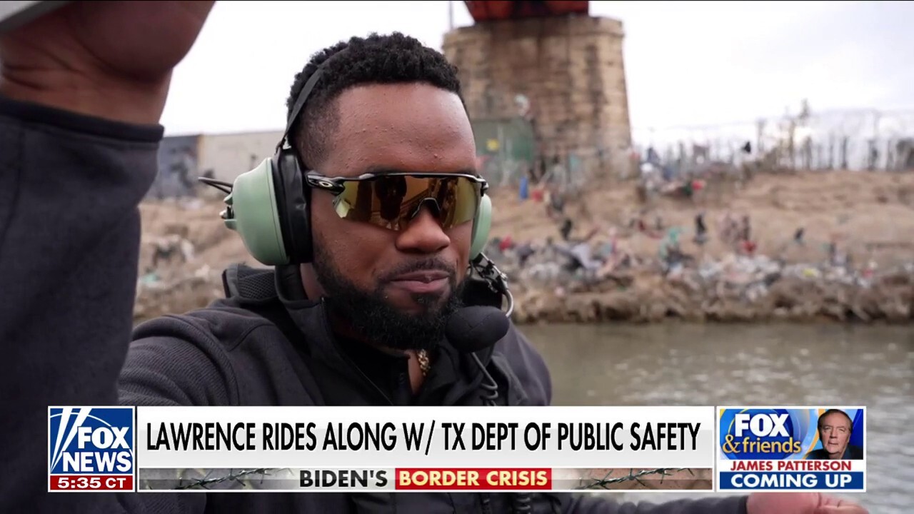 Lawrence Jones vists border alongside Texas DPS