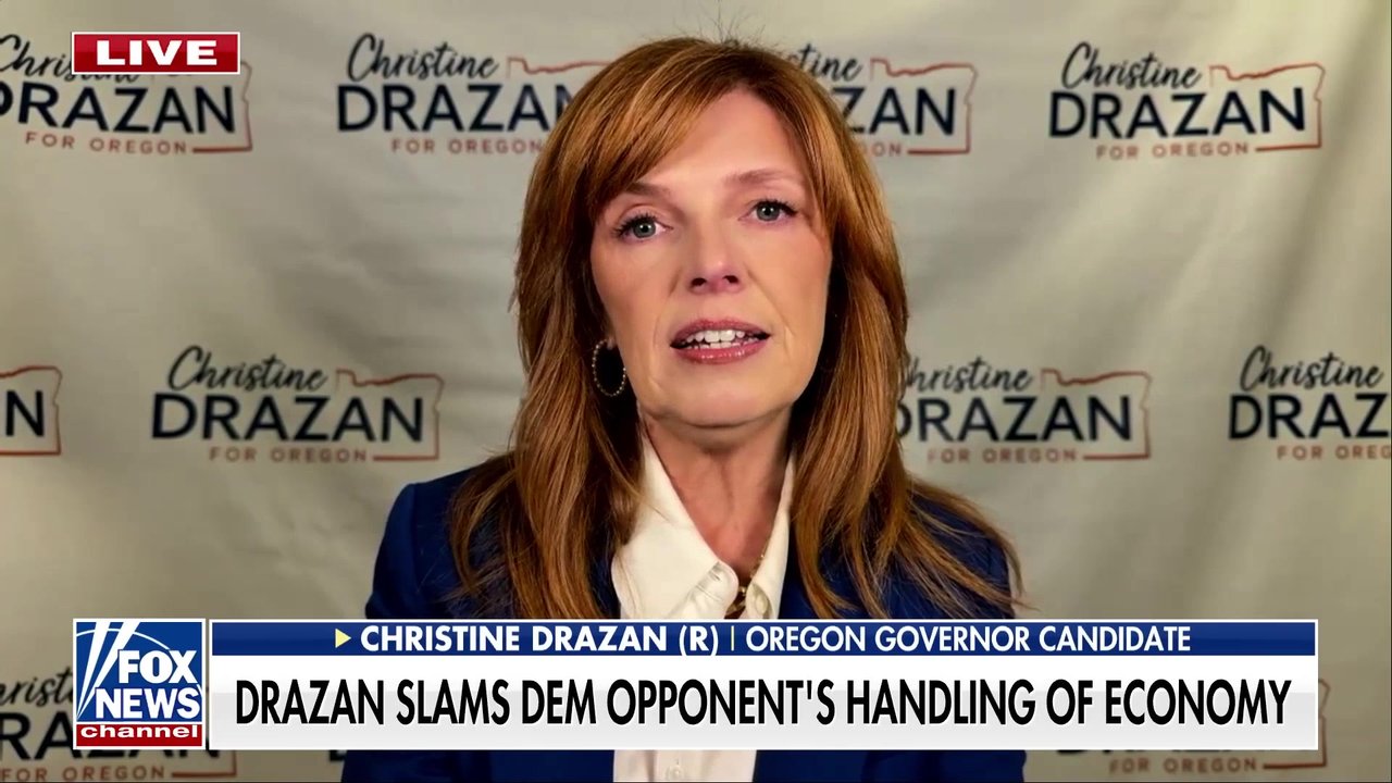 Christine Drazan slams Tina Kotek over Oregon economic policies