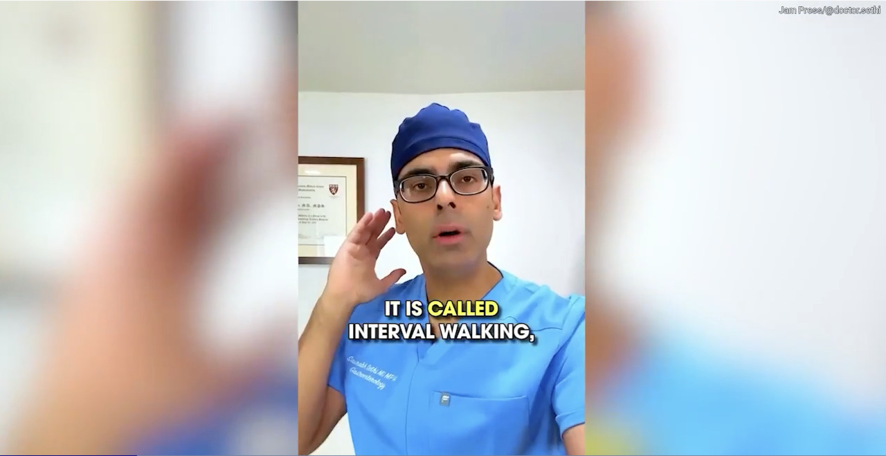 Doctor reveals walking trick that's better than 10,000 steps for heart health