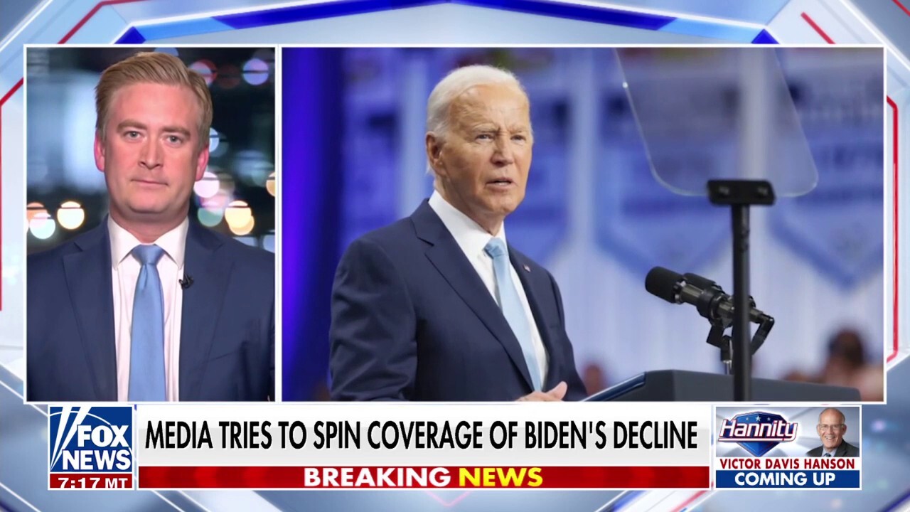 Fox News chief White House correspondent Peter Doocy recounts his experience reporting on former President Biden’s decline on ‘Hannity.’