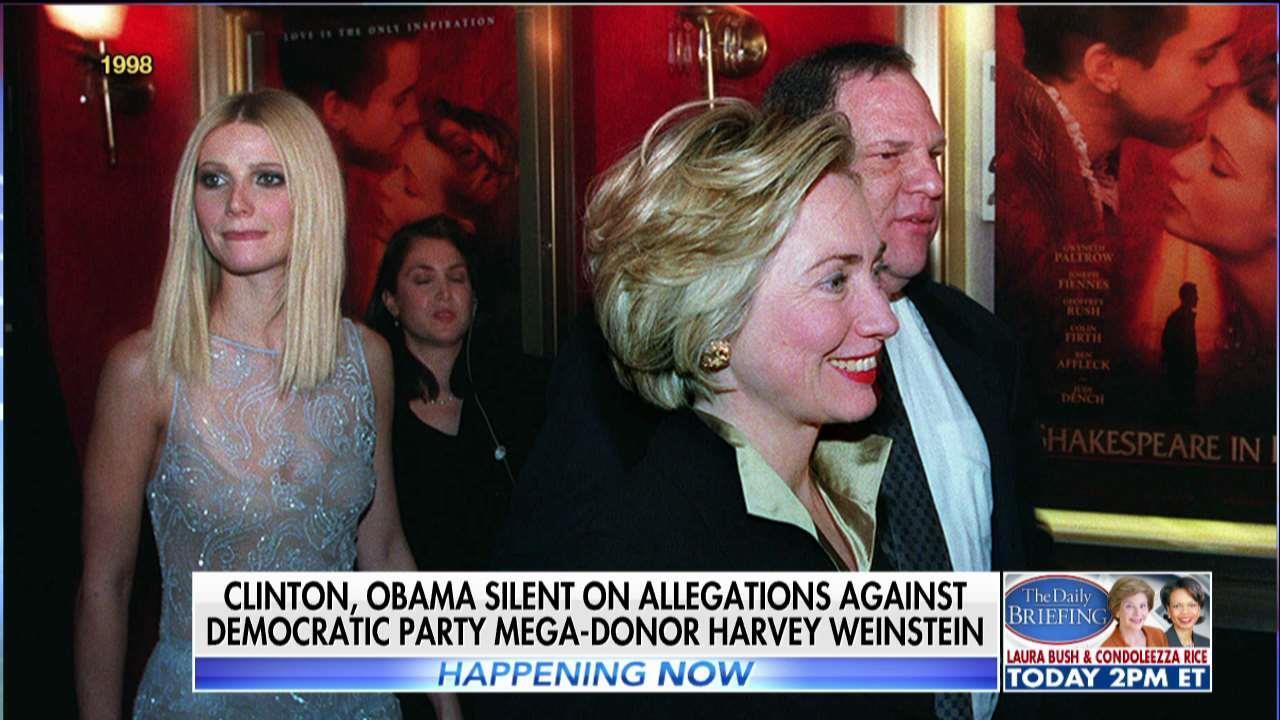 Bill and Hillary Clinton Silent on Harvey Weinstein
