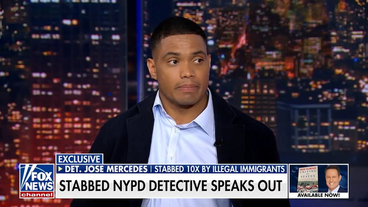 NYPD detective speaks out after being stabbed 10 times by illegal immigrants