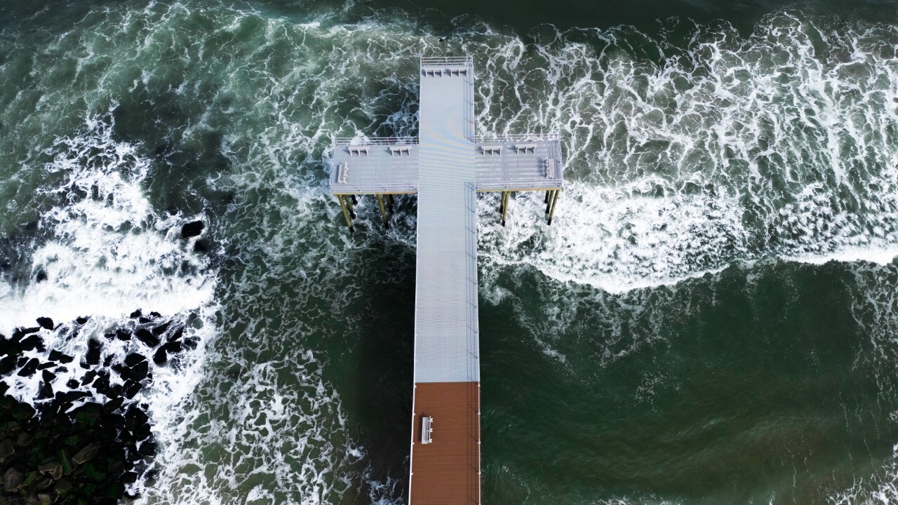 Critics, supporters argue over cross-shaped New Jersey pier