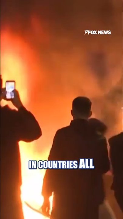 Rioters storm Colosseum in Rome as protests spread across Europe