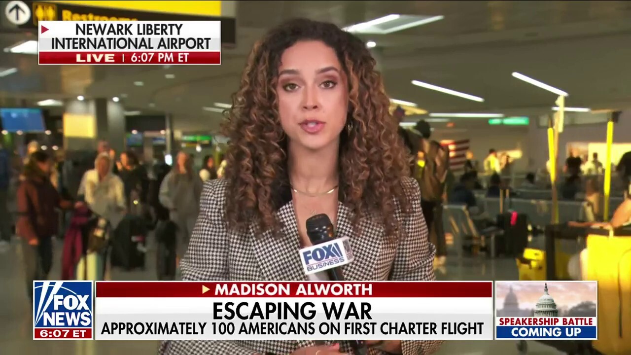  100 Americans on first charter flight from Israel