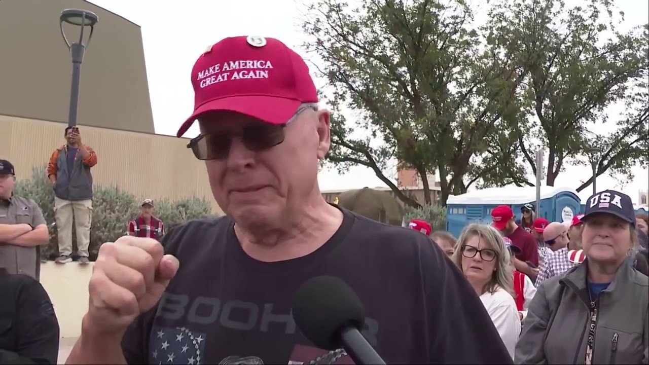 Emotional Trump supporters fight back tears as Texas Senate race tightens