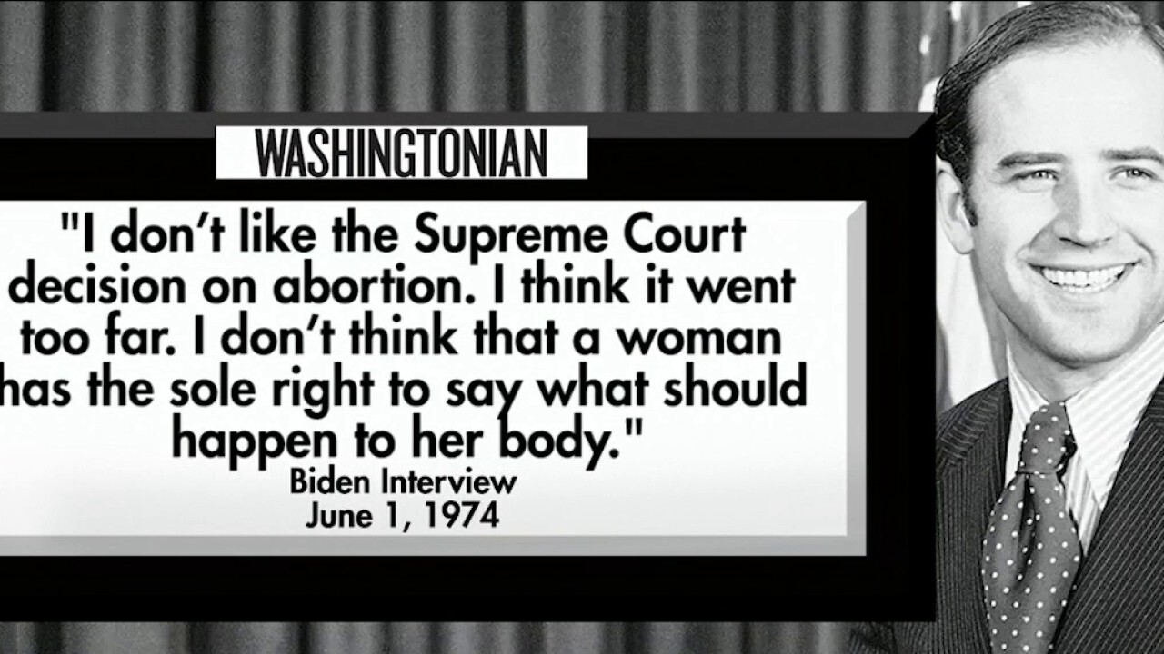 Examining President Biden's Prior Abortion Comments | Fox News Video