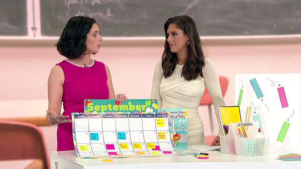 How to stay organized during back-to-school week