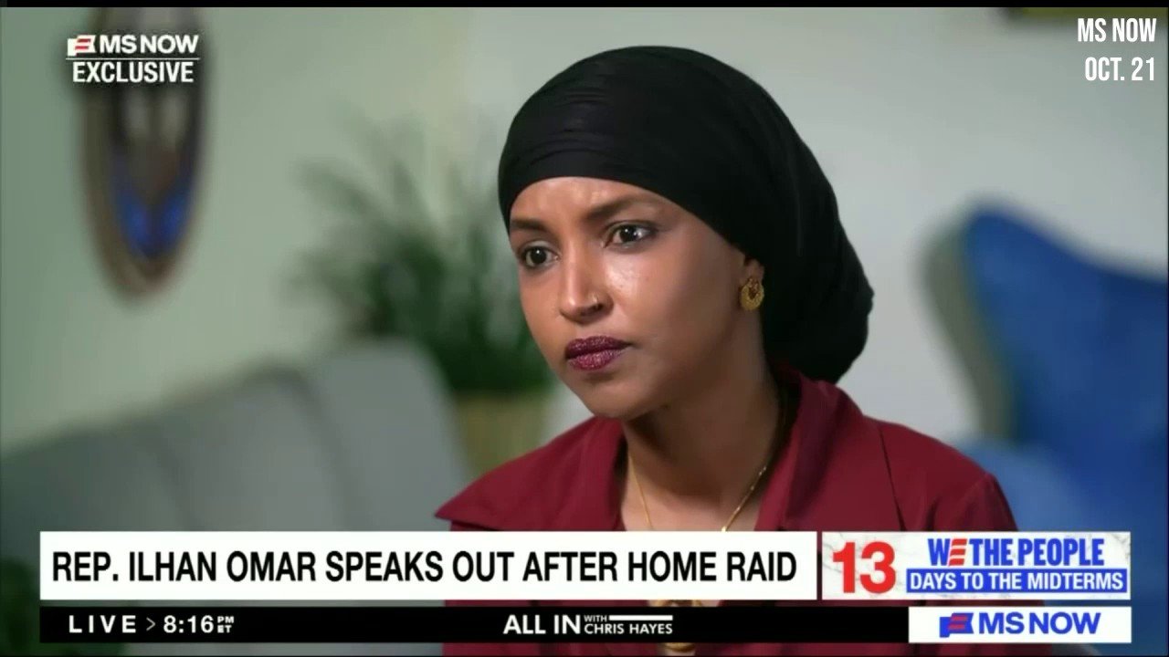 Ilhan Omar offers unexpected account of federal agents’ conduct during home raid