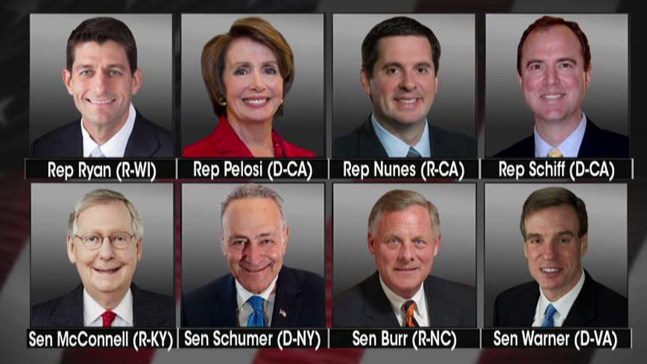 'Gang of Eight' briefed on President Trump's wiretap claim