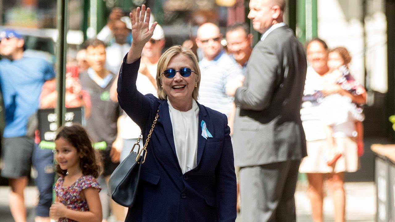Hilllary Clinton off campaign trail due to pneumonia 