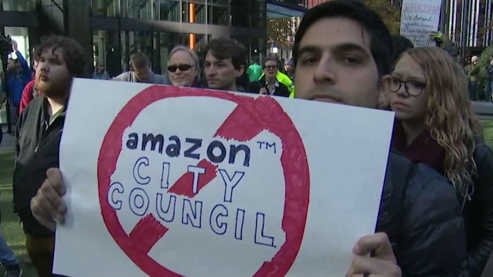 Amazon takes on far left candidates in Seattle