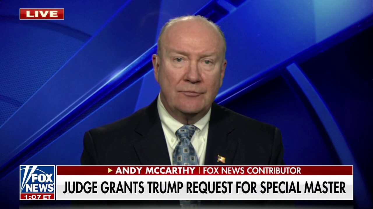Andy McCarthy: Trump special master victory a potential 'explosive ruling'