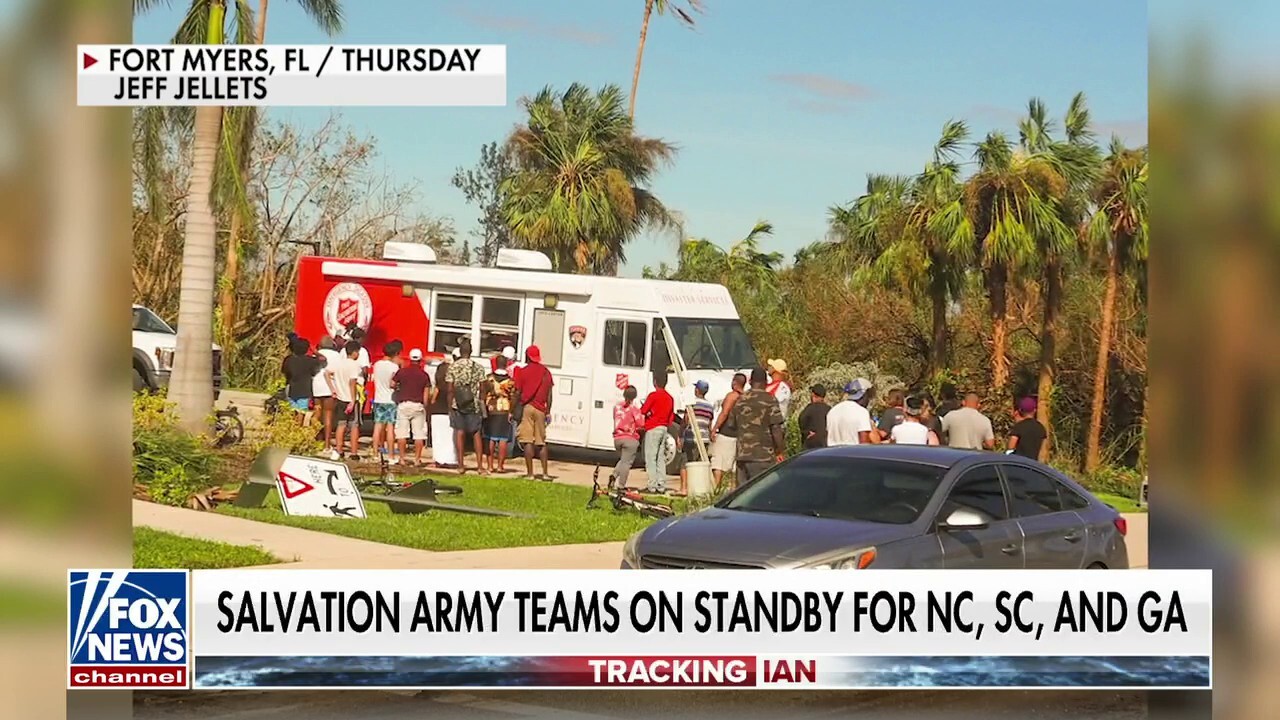 Salvation Army teams deployed to southwest FL, on standby in NC, SC, GA