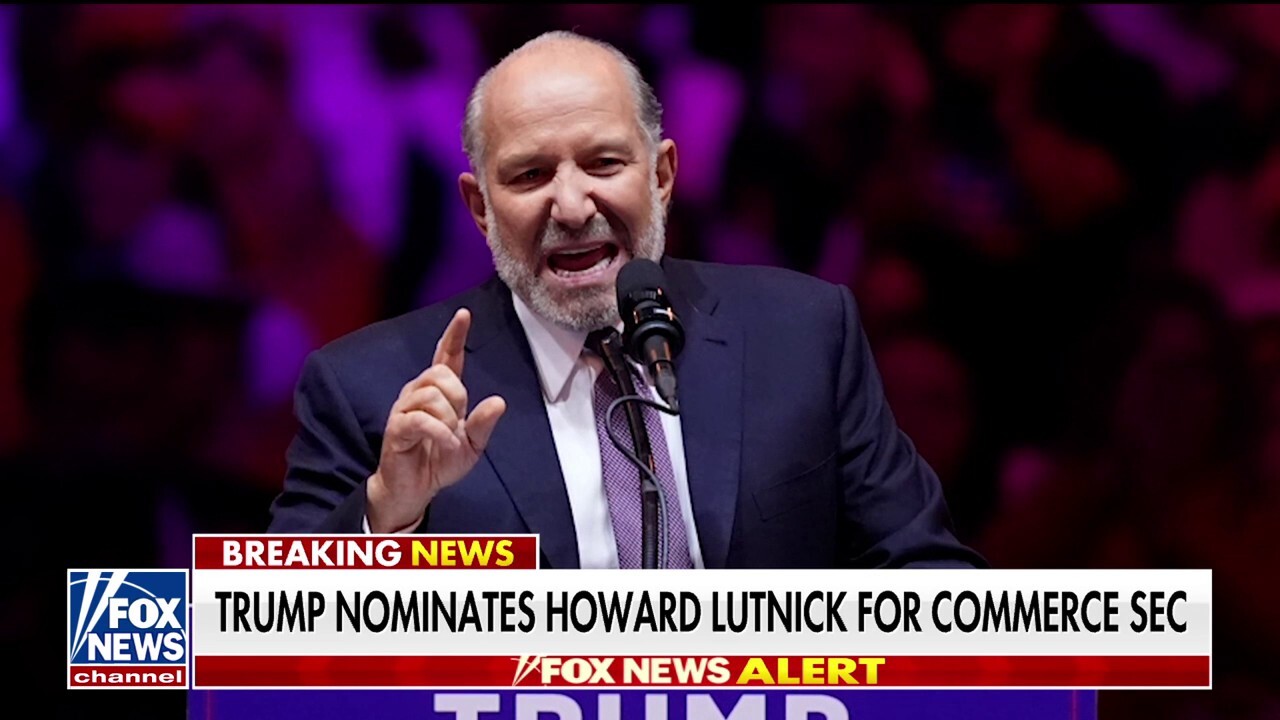 Trump nominates Howard Lutnick for Commerce secretary