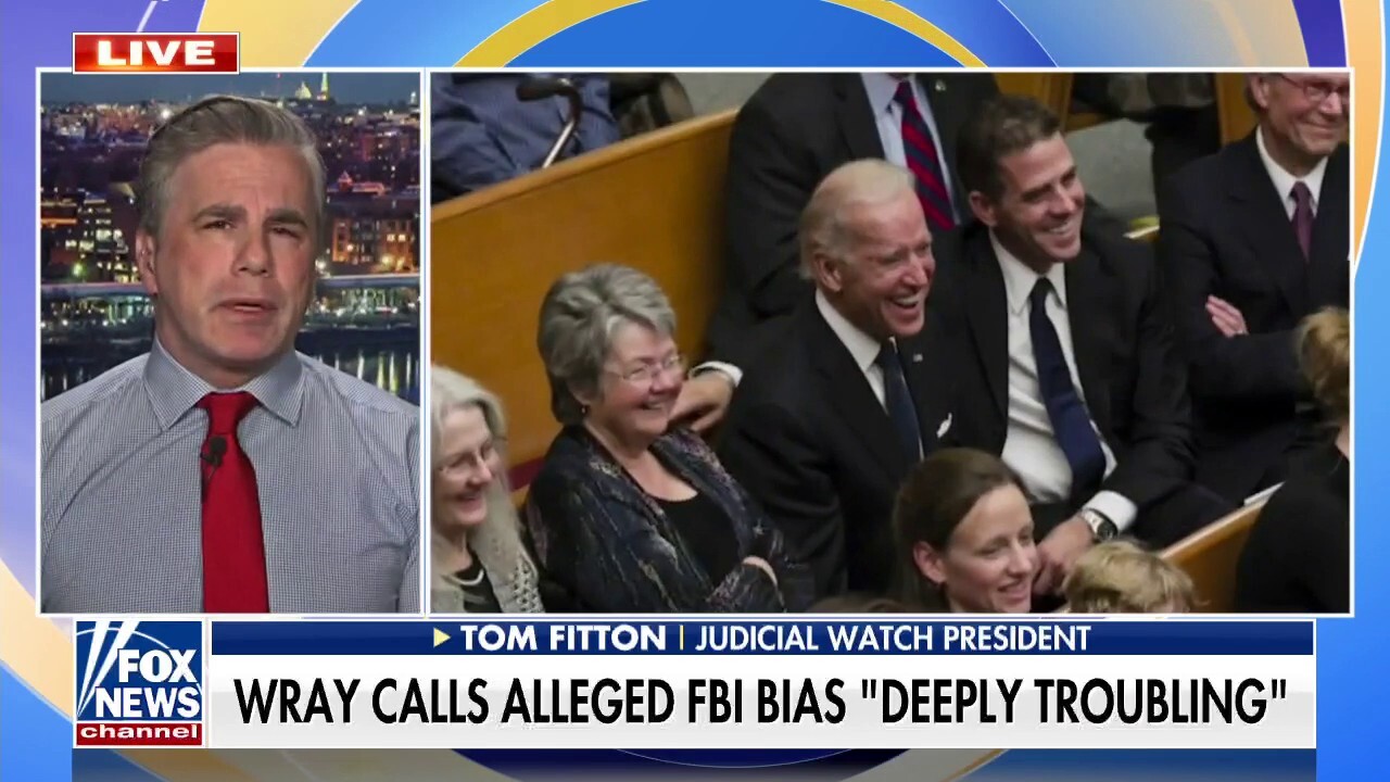 Tom Fitton: It looks like the FBI is hiding information about Hunter Biden