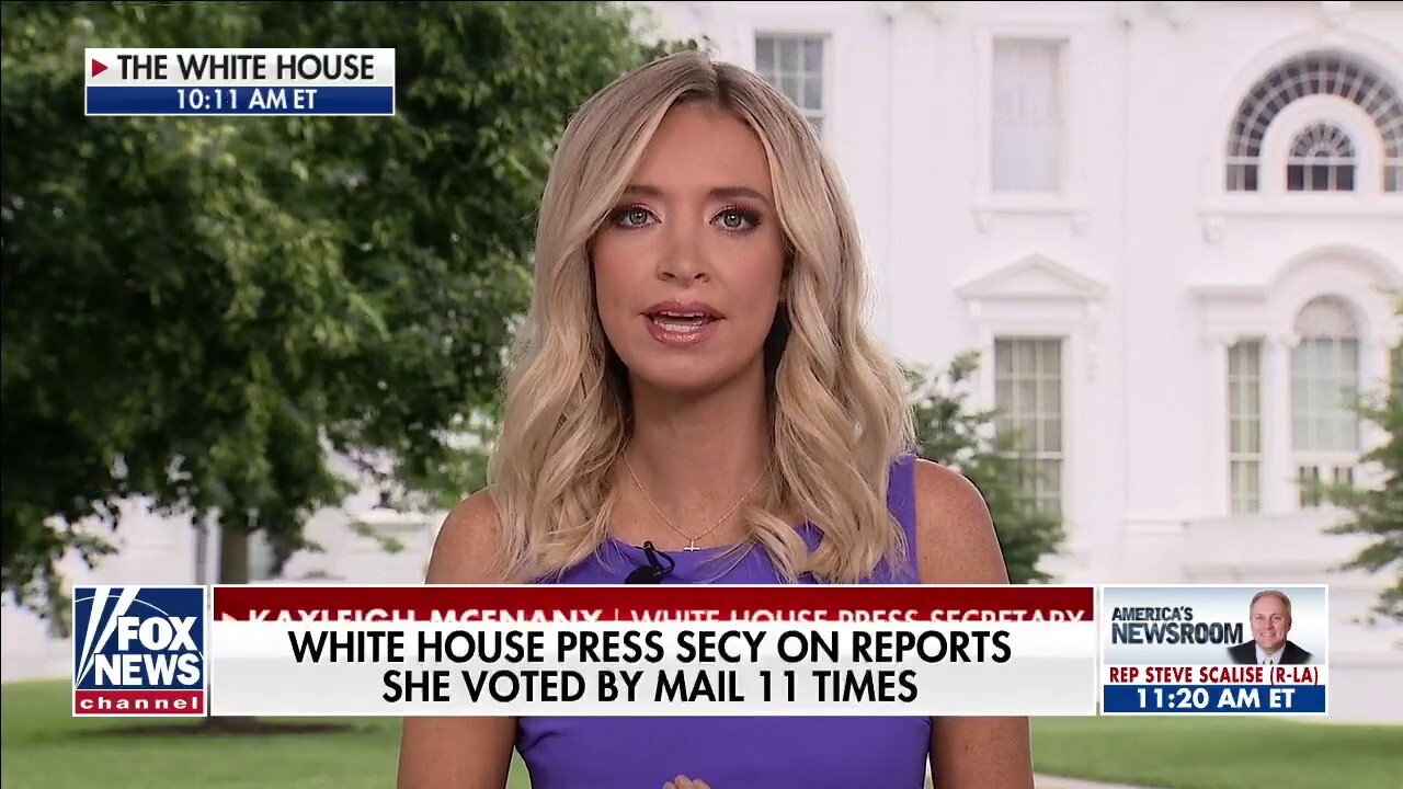 Kayleigh McEnany discusses reports she voted by mail 11 times