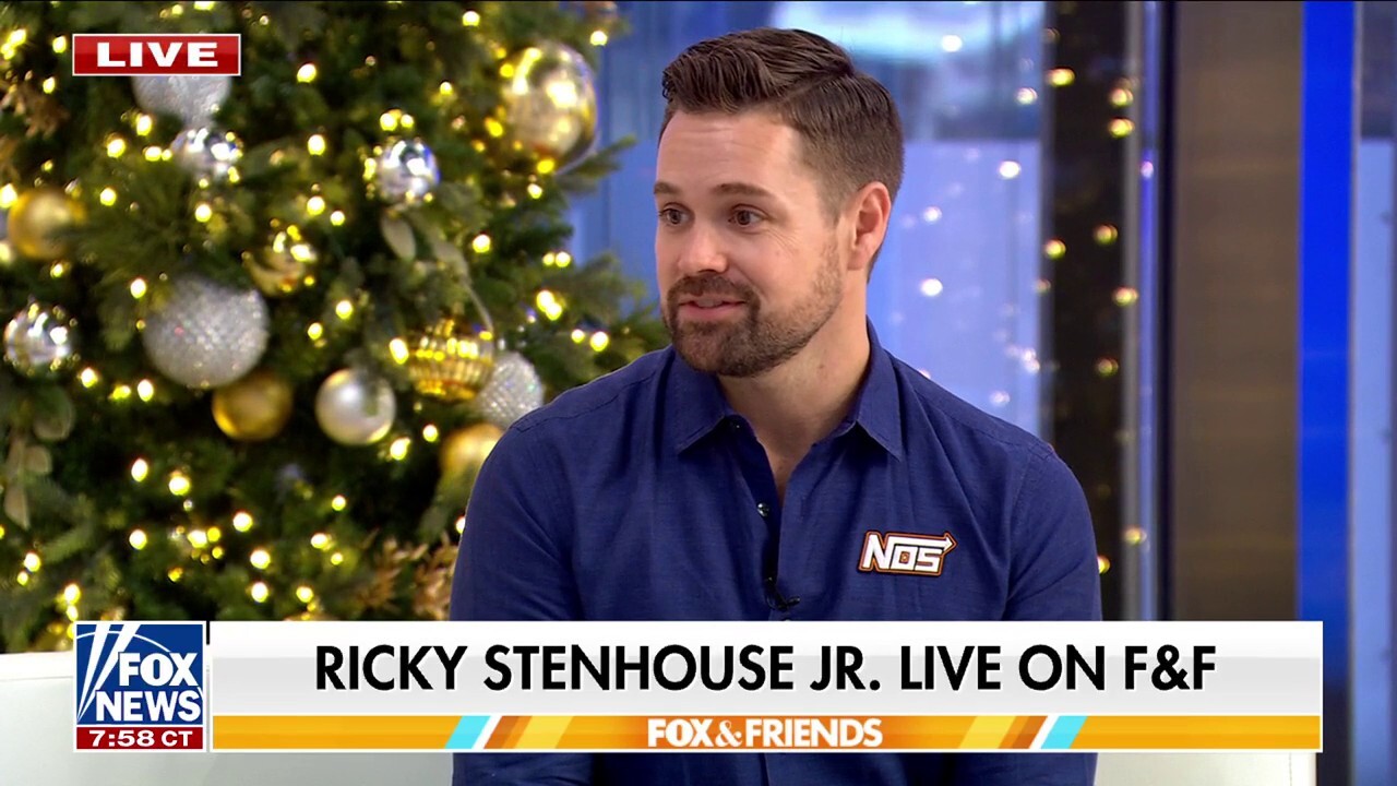 NASCAR driver joins 'Fox & Friends' to discuss the upcoming season, his role as a new dad and farm life.