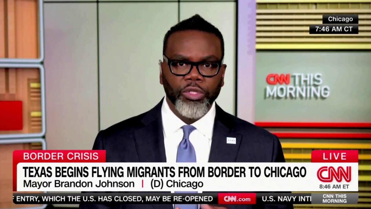 Chicago Mayor Brandon Johnson says 'entire country at stake' because of migration crisis