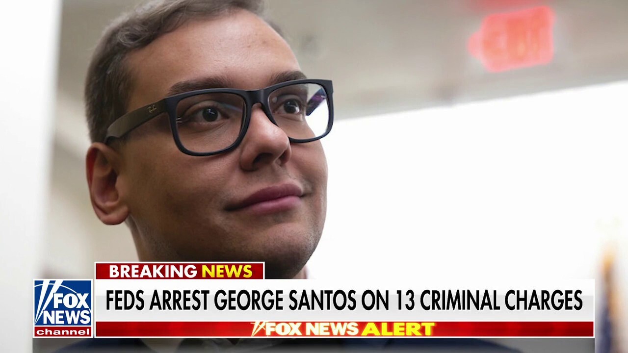 GOP Rep. George Santos arrested on 13 criminal charges