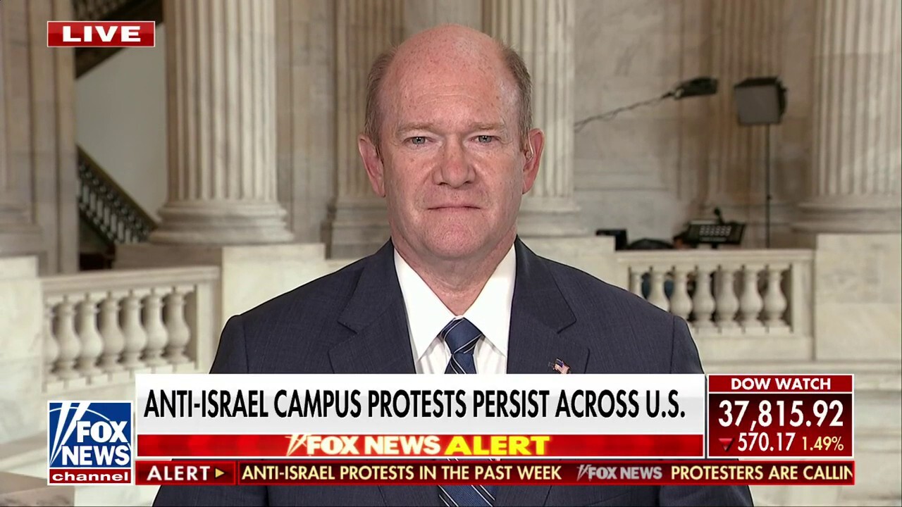 Sen. Chris Coons, D-Del., discusses the escalation of the anti-Israel protest at Columbia University on ‘Your World.’