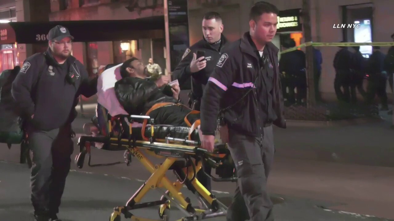 Driver plows through civilians and cops in New York City