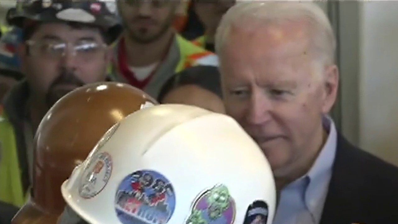 Autoworker in Michigan confronts Joe Biden on his stance on gun rights