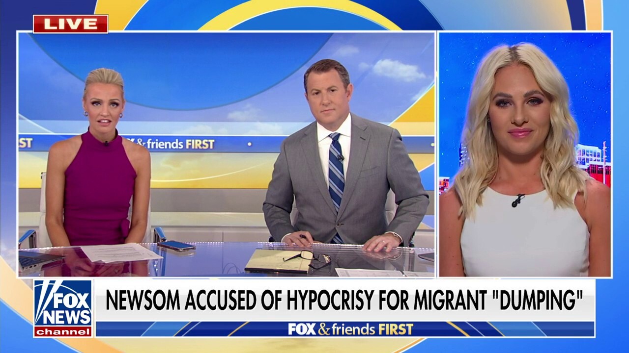 Gavin Newsom accused of hypocrisy on migrant 'dumping'