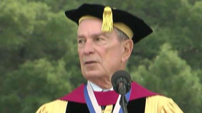 Bloomberg warns graduates on lies in politics