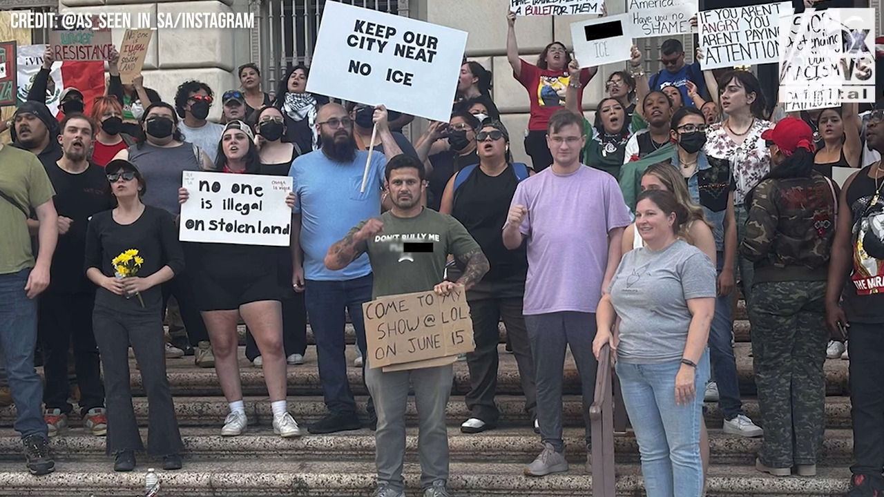 Comedian trolls anti-Trump protesters to promote his show