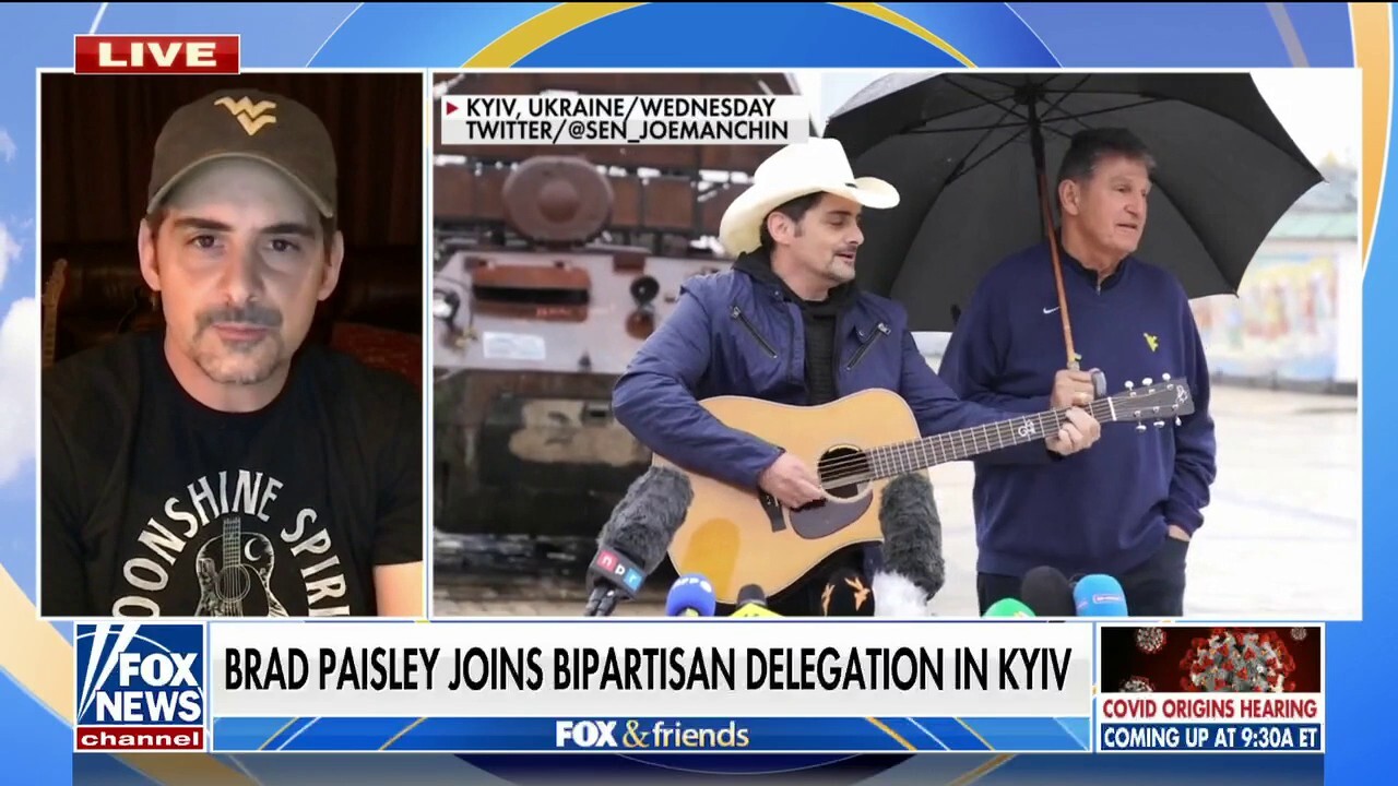 Brad Paisley visits Ukraine, meets Zelenskyy: ‘Once in a lifetime opportunity’