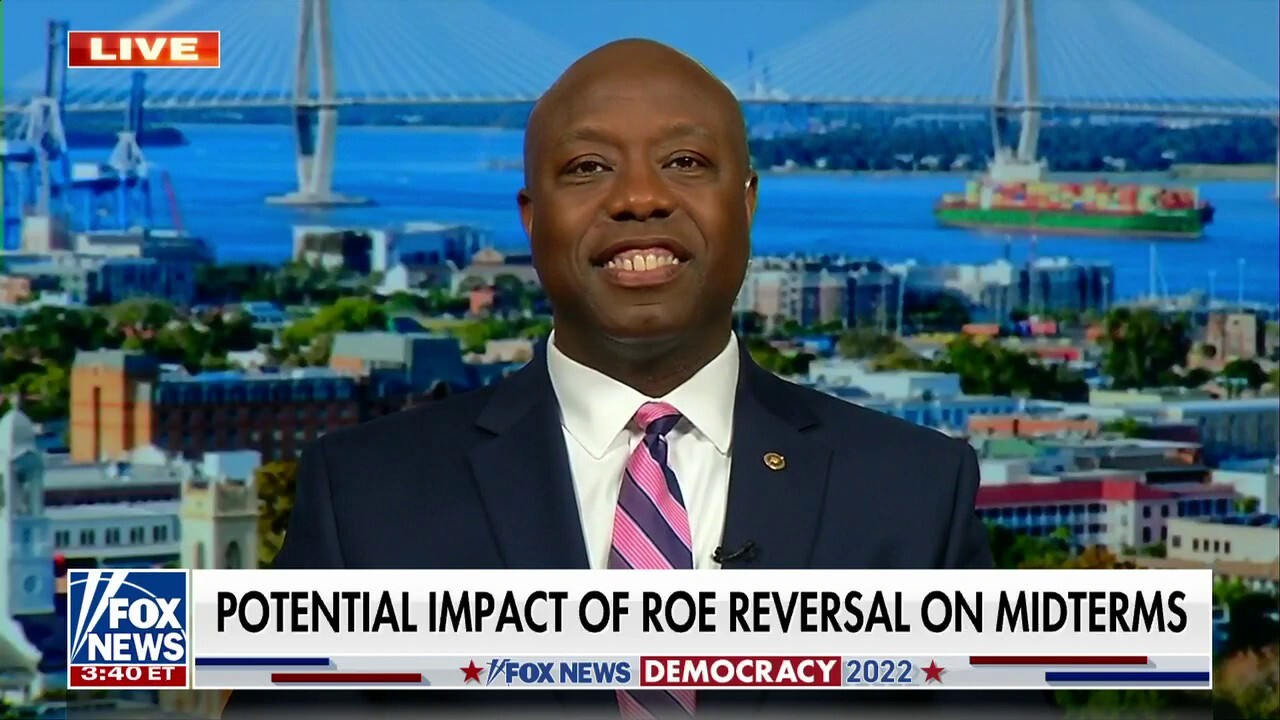 Tim Scott says he 'doesn't believe' abortion will impact GOP success in midterms