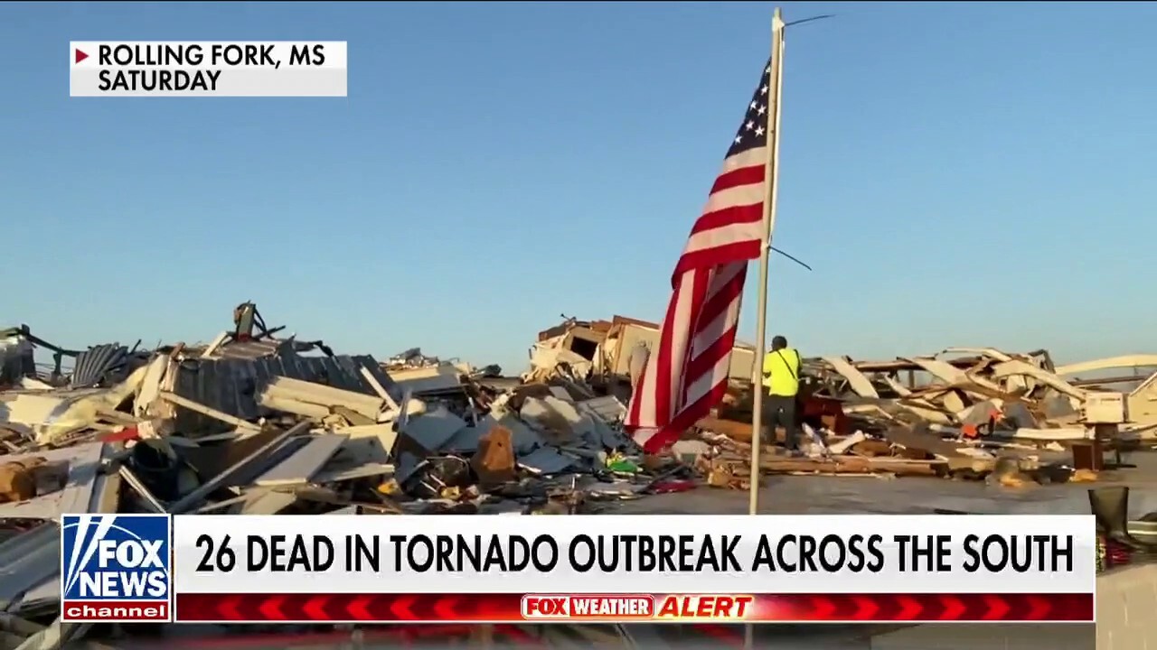 Tornadoes kill as many as 26 across the South 