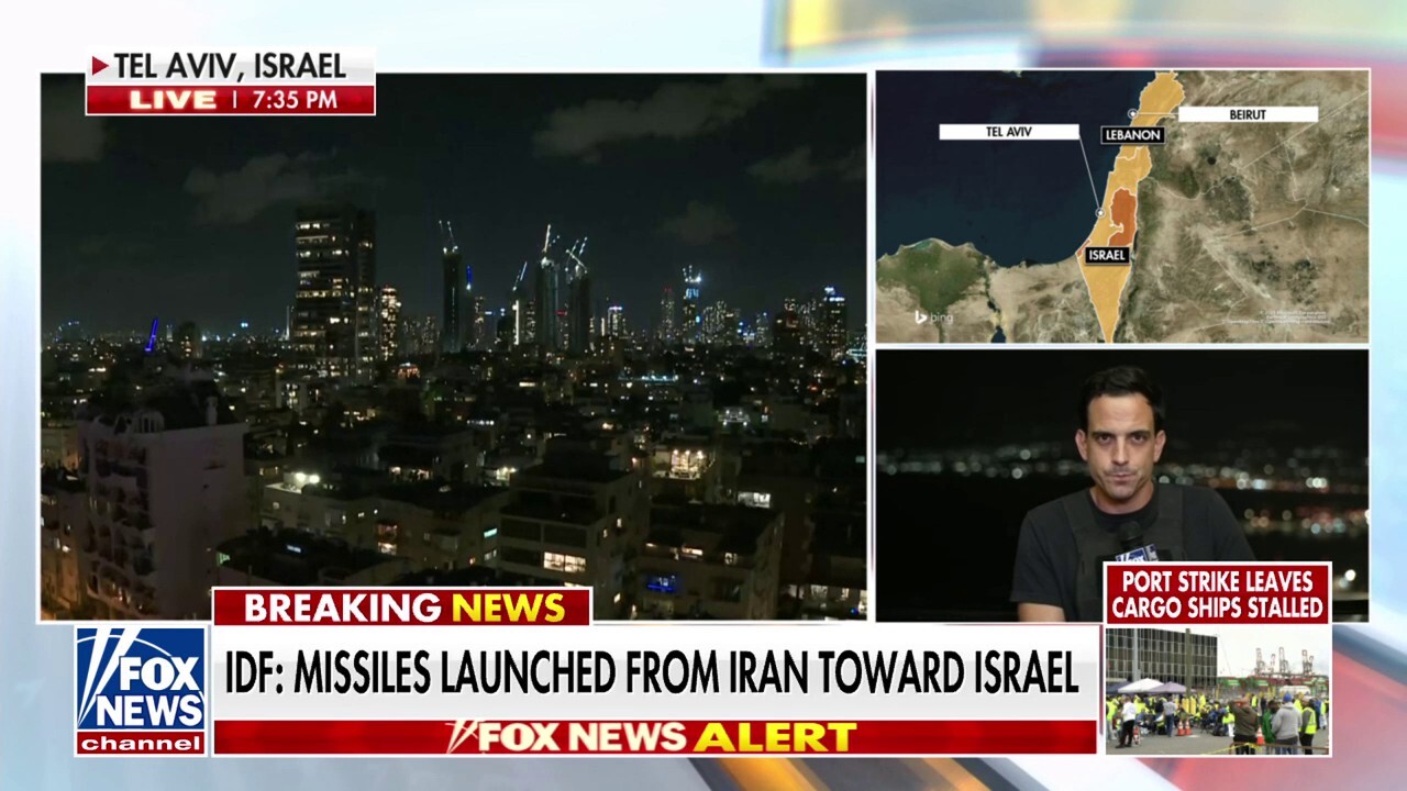 IDF reports Iran launched missiles at Israel