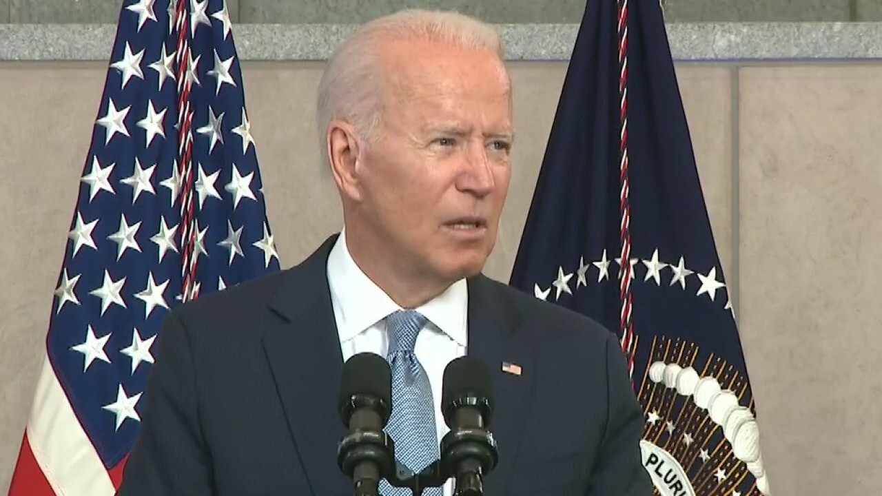 President Joe Biden delivers remarks on his Build Back Better agenda in