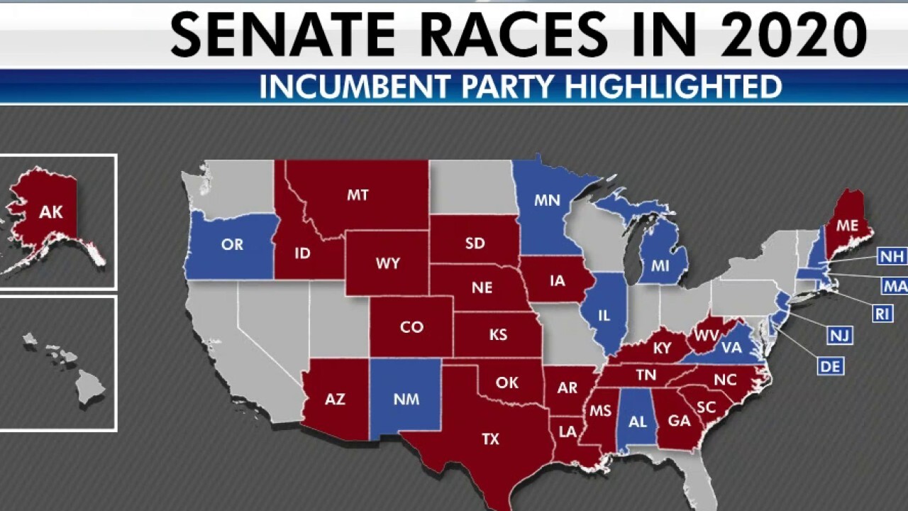 The Republicans' Senate majority at risk