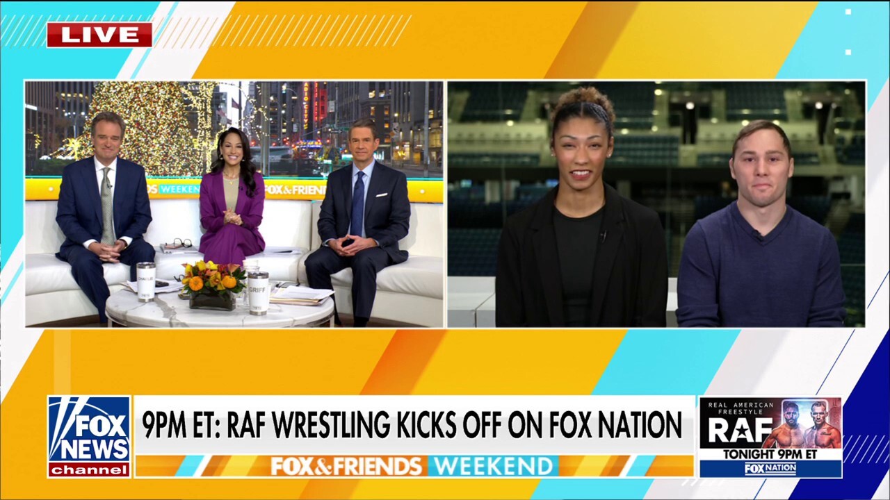 Olympians Kennedy Blades and Spencer Lee join ‘Fox & Friends Weekend’ to preview their Real American Freestyle debut in Chicago.