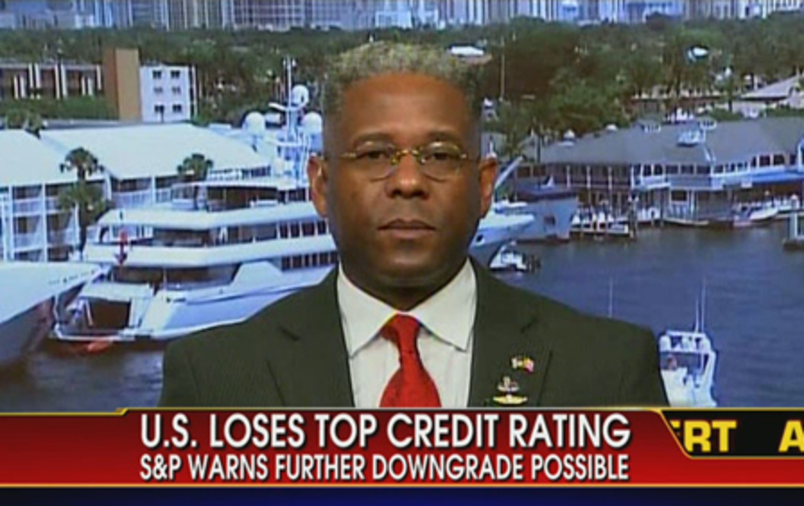 Allen West Reacts to Comments on Blaming Tea Party for U.S. Downgrade