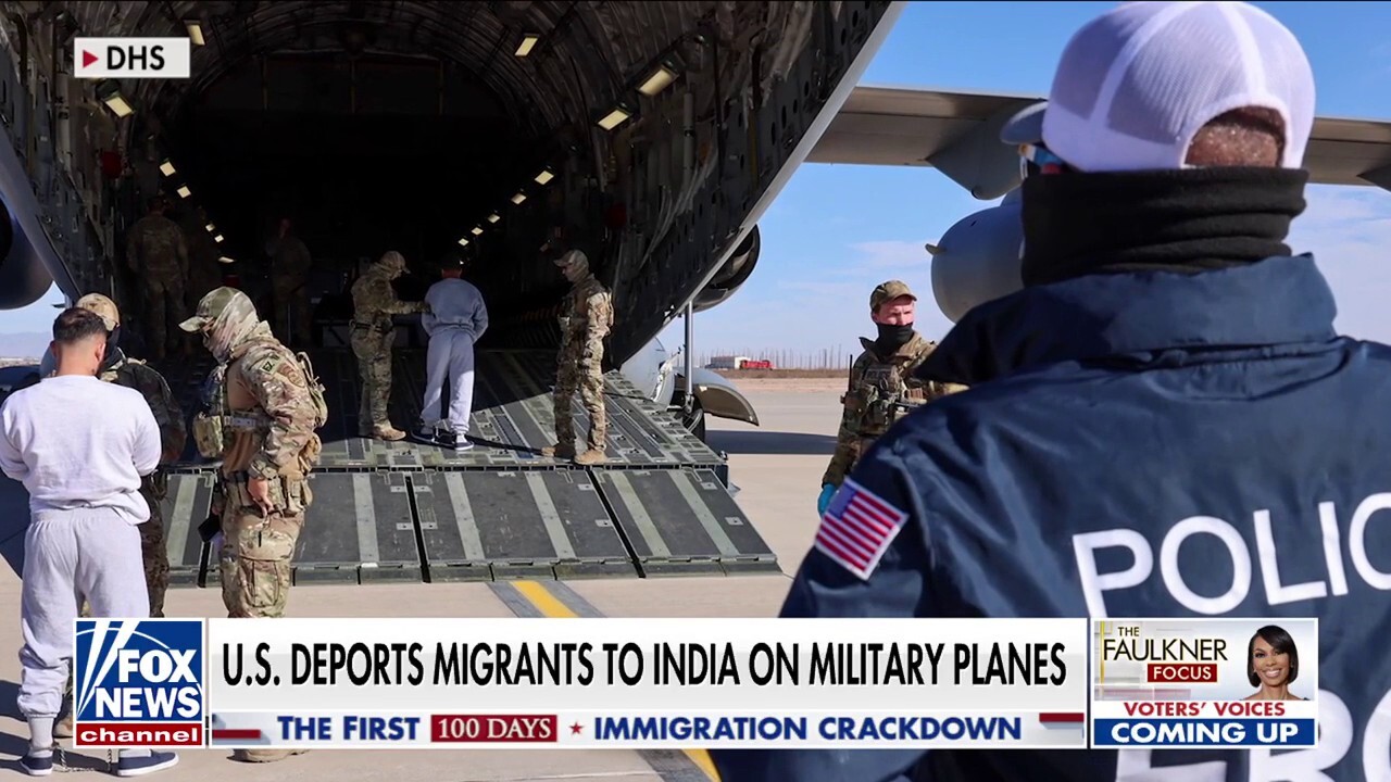 Trump administration deports migrants to India on military planes