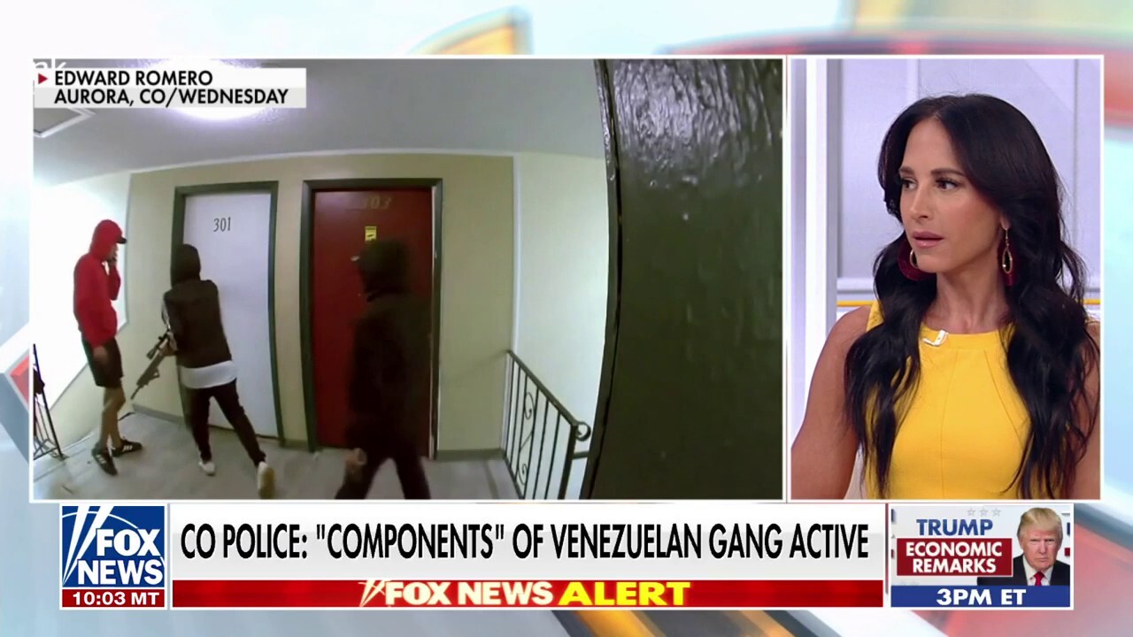 Shocking footage shows armed gang storming Colorado apartment complex