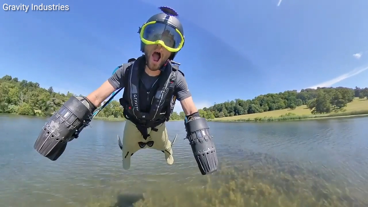 Contestants will fly during the world’s first jet suit race