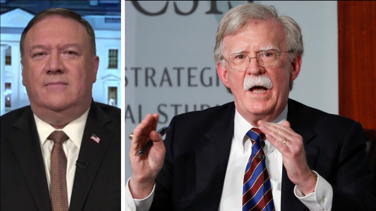 Secretary Mike Pompeo likens John Bolton to Edward Snowden, says Bolton's book presents real risk, harm to US	