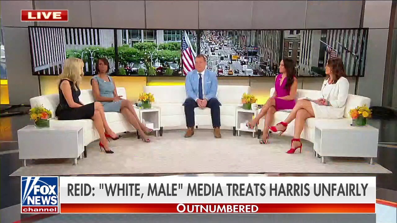 MSNBC host claims White male media treats VP Harris unfairly